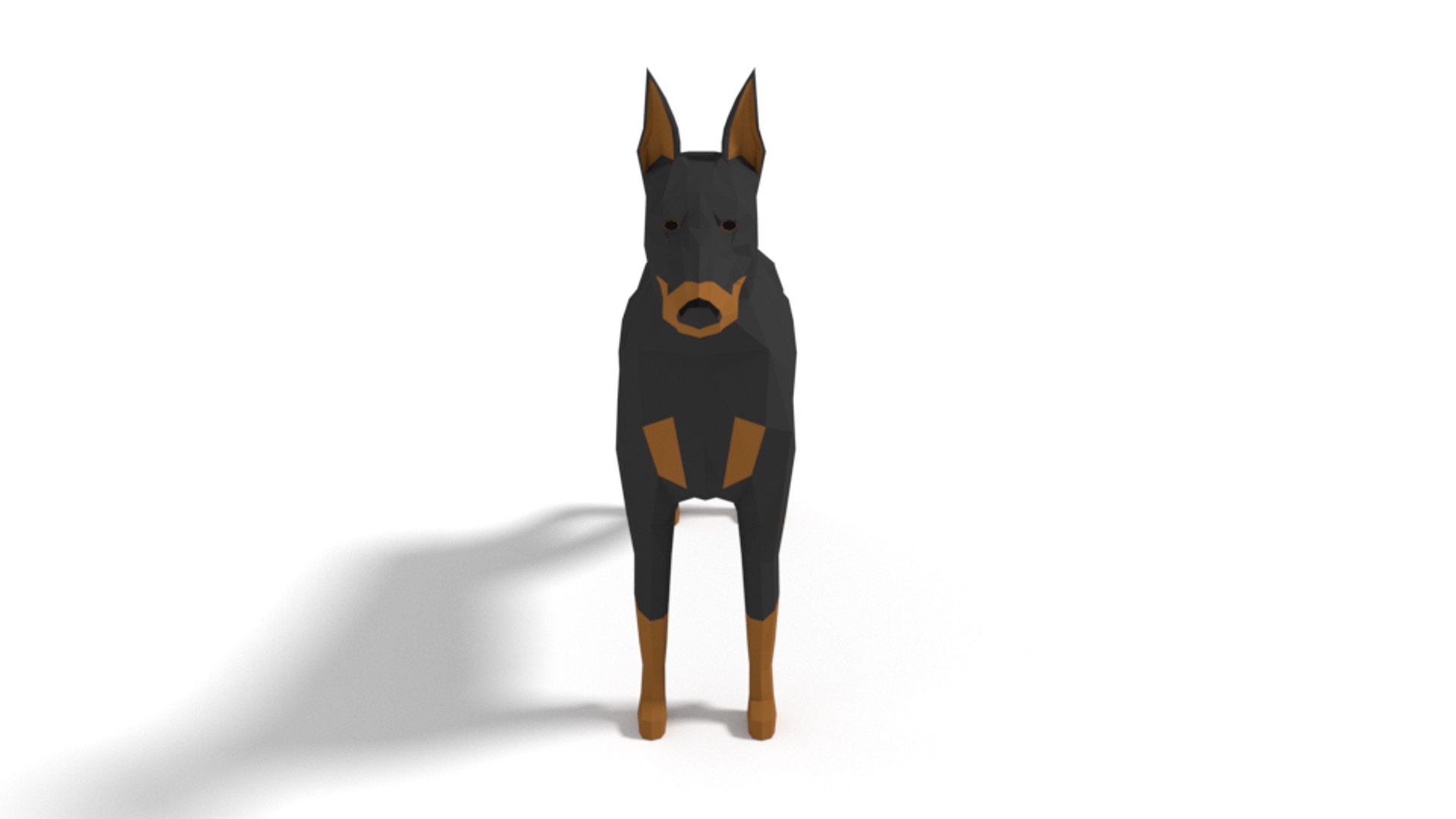 Doberman Dog Model - TurboSquid 1440917