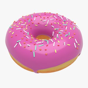 3D Donut Pink