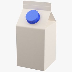 Gable Top Small Milk Carton