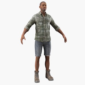 3D Civilian Male model