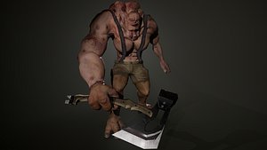 unreal rigged pbr 3D model