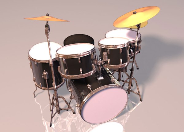 3d model drum kit