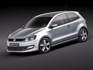 volkswagen polo 3d model