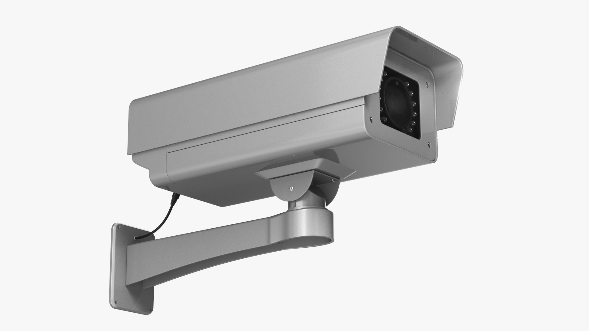 3D Outdoor Security Camera Grey TurboSquid 1933081