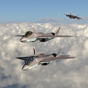 Sukhoi SU57 3D model