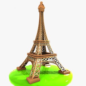 Cartoon Eiffel Tower