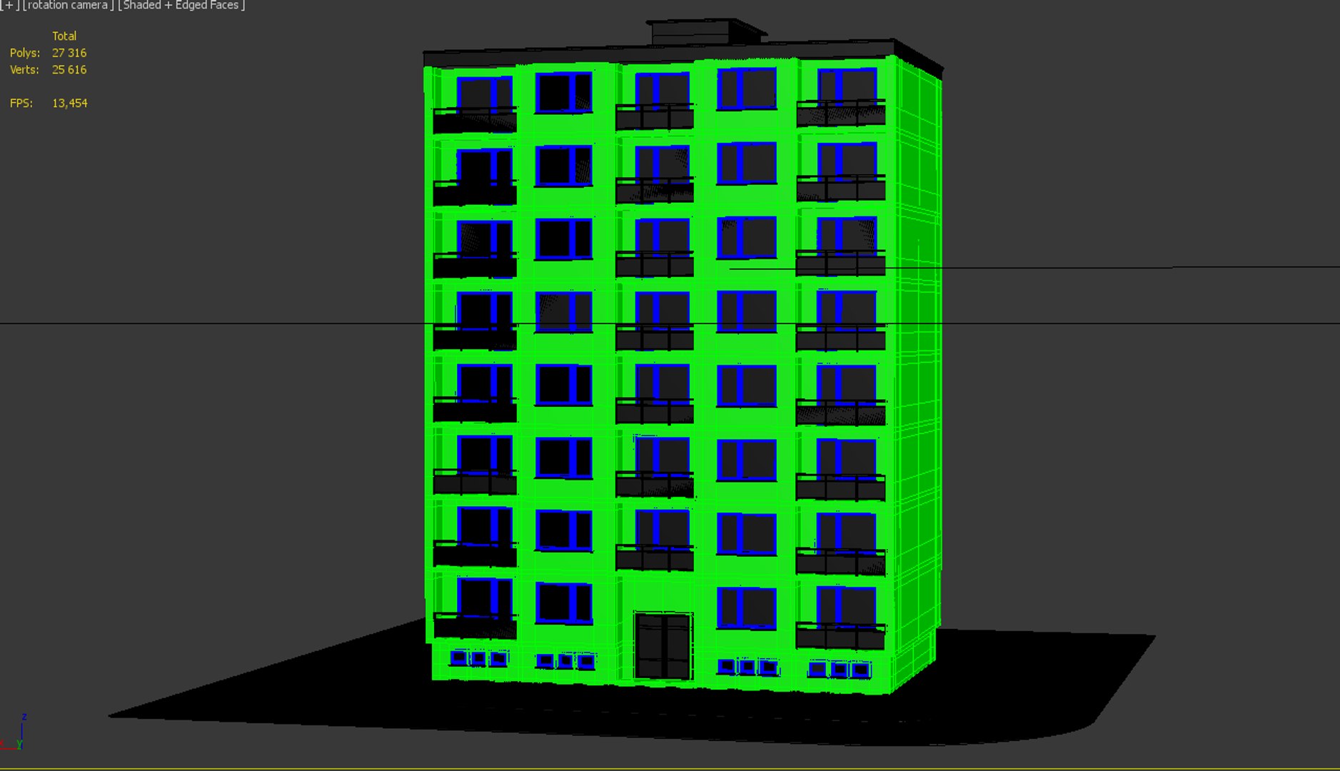 3D panel building architecture - TurboSquid 1280356