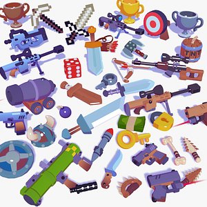 Hypercasual Action Props Pack Volume 4