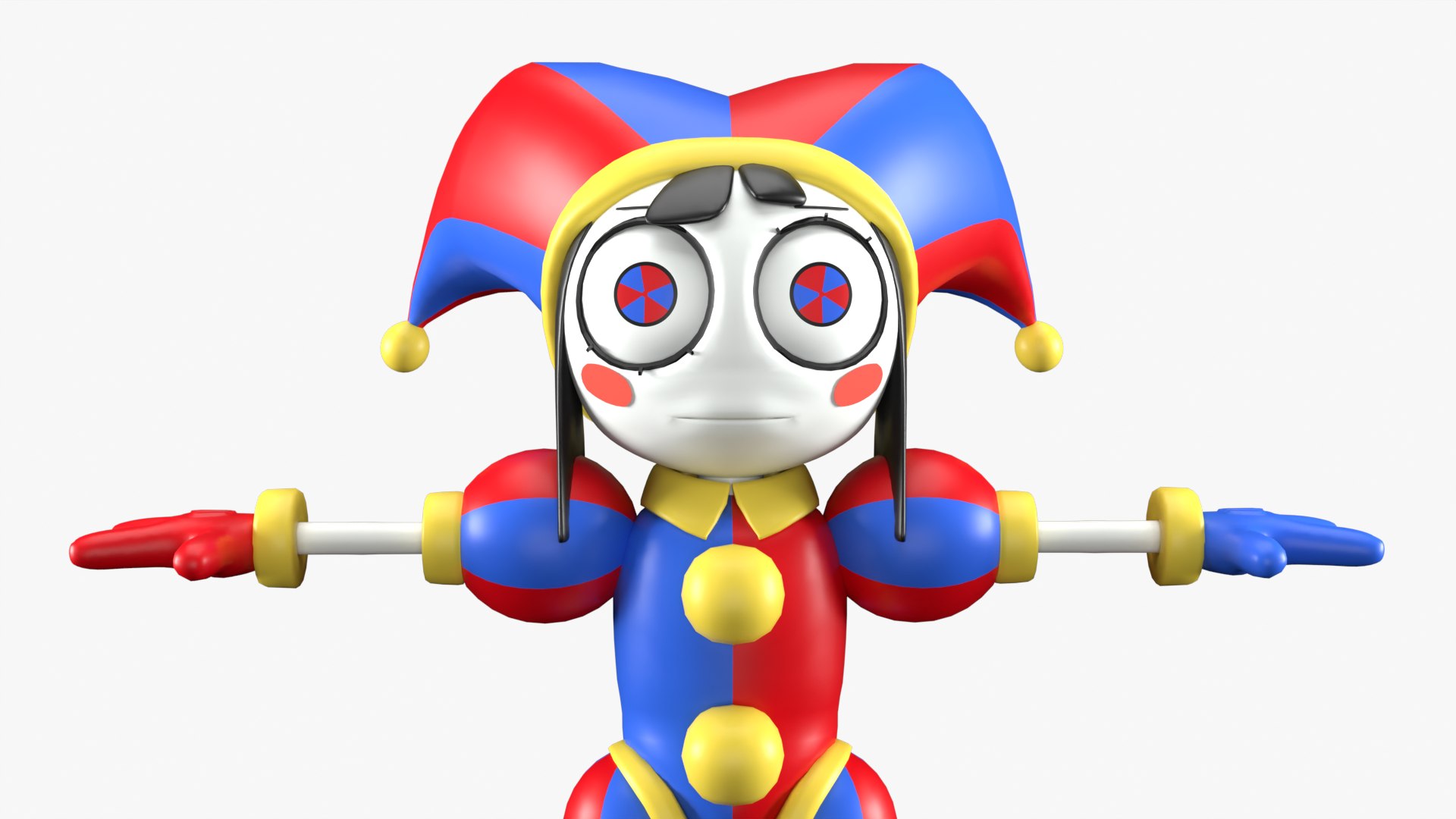 Pomni - The Amazing Digital Circus RIGGED 3D Model - TurboSquid 2517752