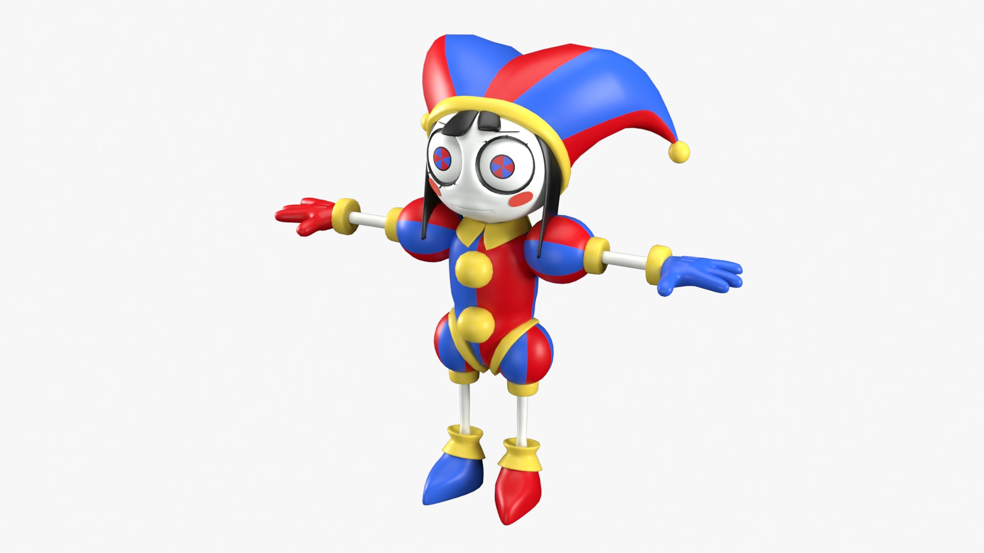 Pomni - The Amazing Digital Circus RIGGED 3D Model - TurboSquid 2517752