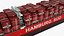 Container Ship Hamburg Sud Cap San August 3D model