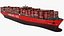 Container Ship Hamburg Sud Cap San August 3D model