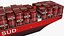 Container Ship Hamburg Sud Cap San August 3D model