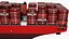 Container Ship Hamburg Sud Cap San August 3D model
