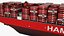Container Ship Hamburg Sud Cap San August 3D model