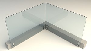 3d railing glass