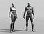 Robot de ciencia ficción Cyborg VR / AR / low-poly