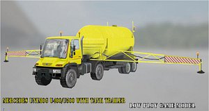 3D u400 u500 tanker tank model