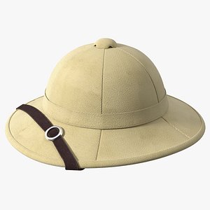 French Pith Helmet model