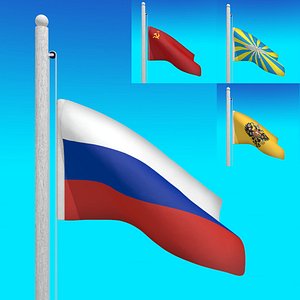 Flags of RUSSIA - Animated collection