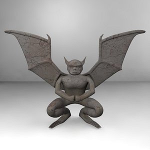 3ds max fantasy gargoyle