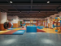Indoor Kids Sensory Training Playground Full Play Equipment 3D Pack