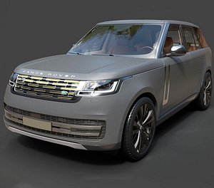 Range Rover Modern Luxury Full-Size SUV - Hyper-Detailed Cinematic 3D Asset
