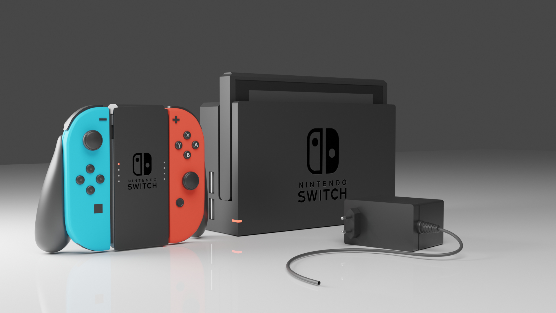 Nintendo Switch 3D Model - TurboSquid 2388574