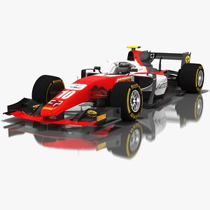 mp motorsport formula 2 3D model