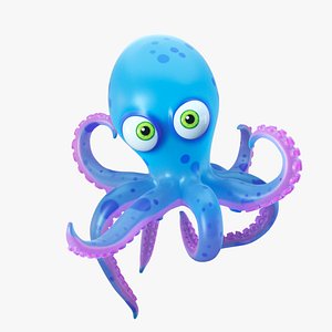 Cartoon octopus