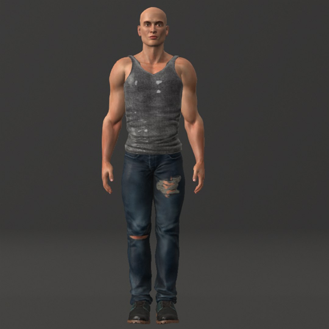 Strong Handsome Sporty 3D Model - TurboSquid 1383787