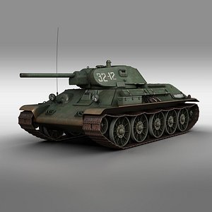 3D model t-34-76 - stz 1941
