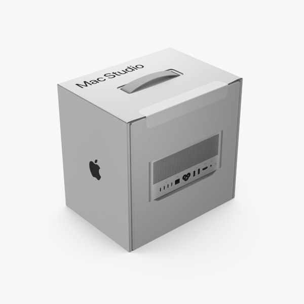 modelo 3d Caja de embalaje Apple Mac Studio - TurboSquid 2216627