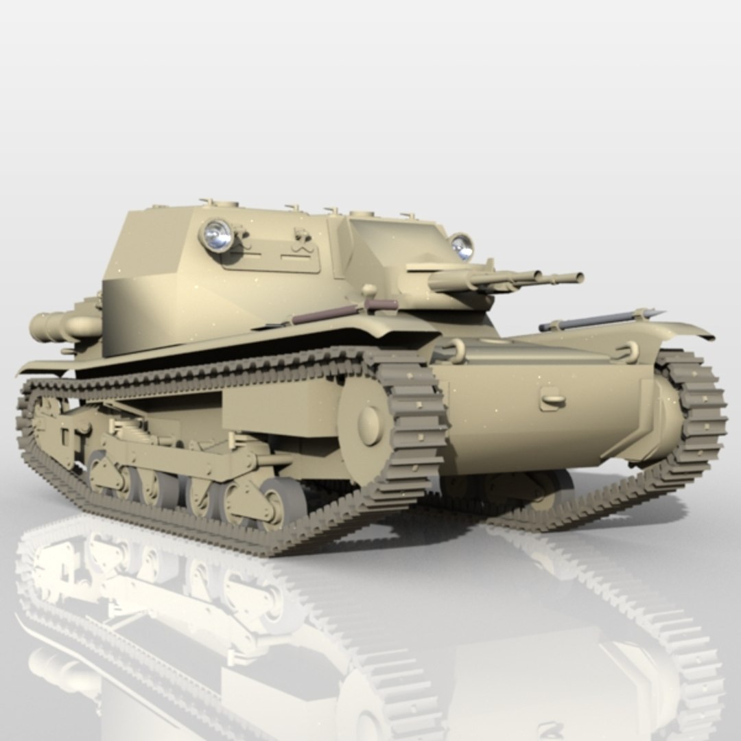 L3 33 Tank 3d Max