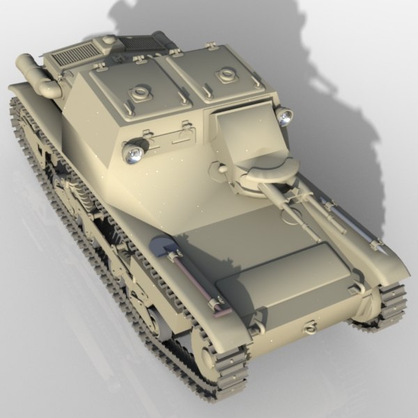 l3 33 tank 3d max