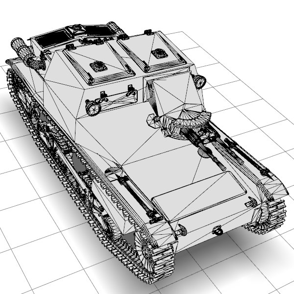 l3 33 tank 3d max