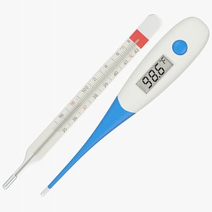 3D thermometers fahrenheit model