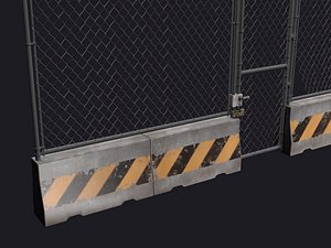 3D High Security Chain Link Fence with Barbed Wire  Barriers