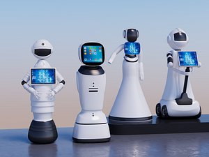 Intelligent Robot 02 3D model