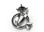 Morganite Solitaire Ring Jewelry CAD 3D Print Model STL FBX 3DM