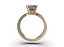 Morganite Solitaire Ring Jewelry CAD 3D Print Model STL FBX 3DM
