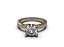 Morganite Solitaire Ring Jewelry CAD 3D Print Model STL FBX 3DM