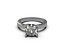 Morganite Solitaire Ring Jewelry CAD 3D Print Model STL FBX 3DM