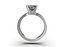 Morganite Solitaire Ring Jewelry CAD 3D Print Model STL FBX 3DM