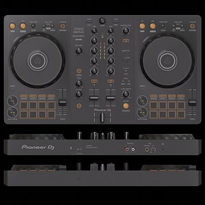 3D Ddj-FLX4 DJ Controller 3D Model
