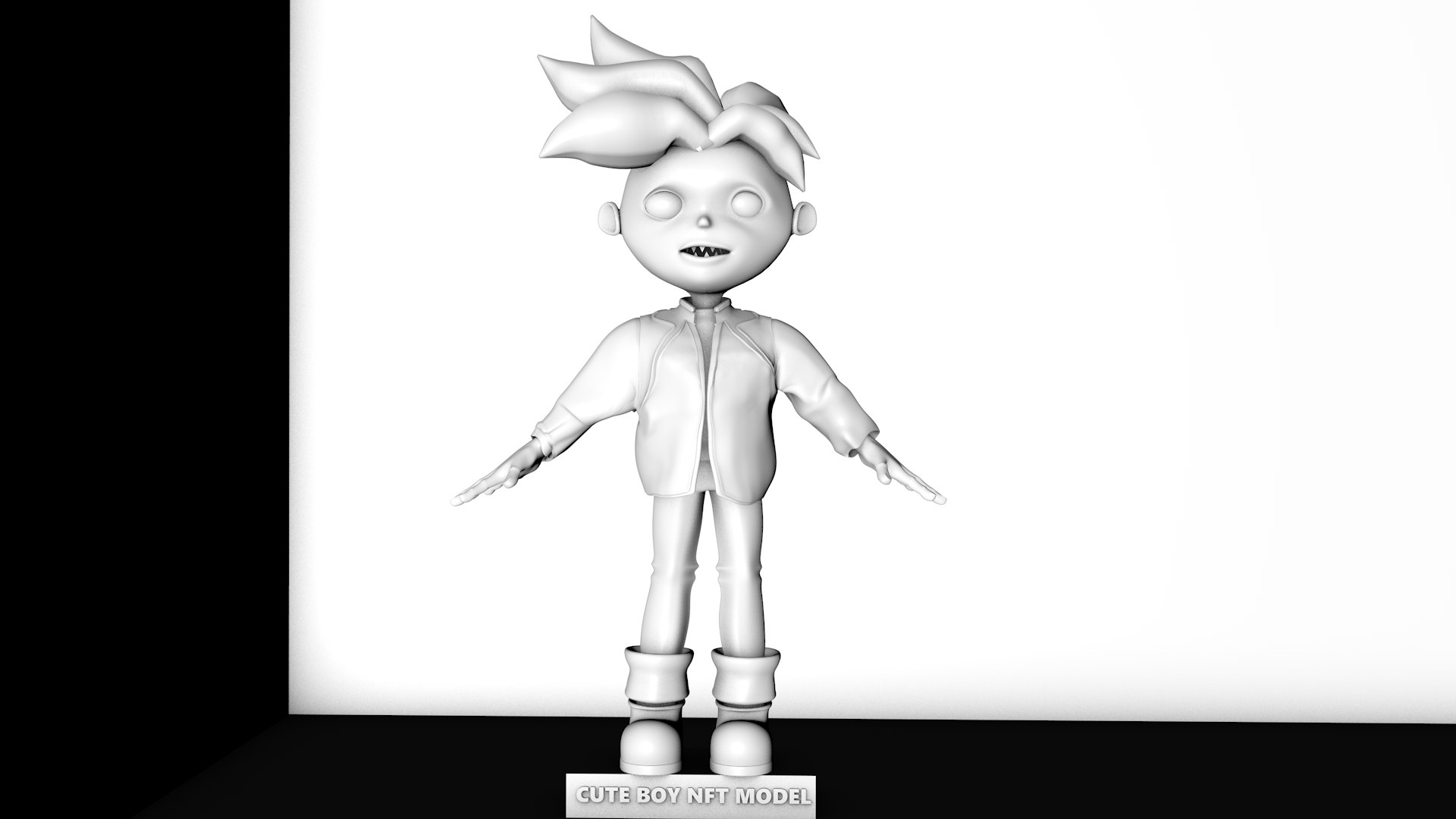 Cartoon Boy 3d NFT Model Stylized Character 3D - TurboSquid 1869951