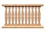 Five beautiful flat balusters