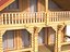 Five beautiful flat balusters