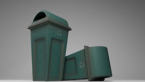 Trash Can Model 3D model