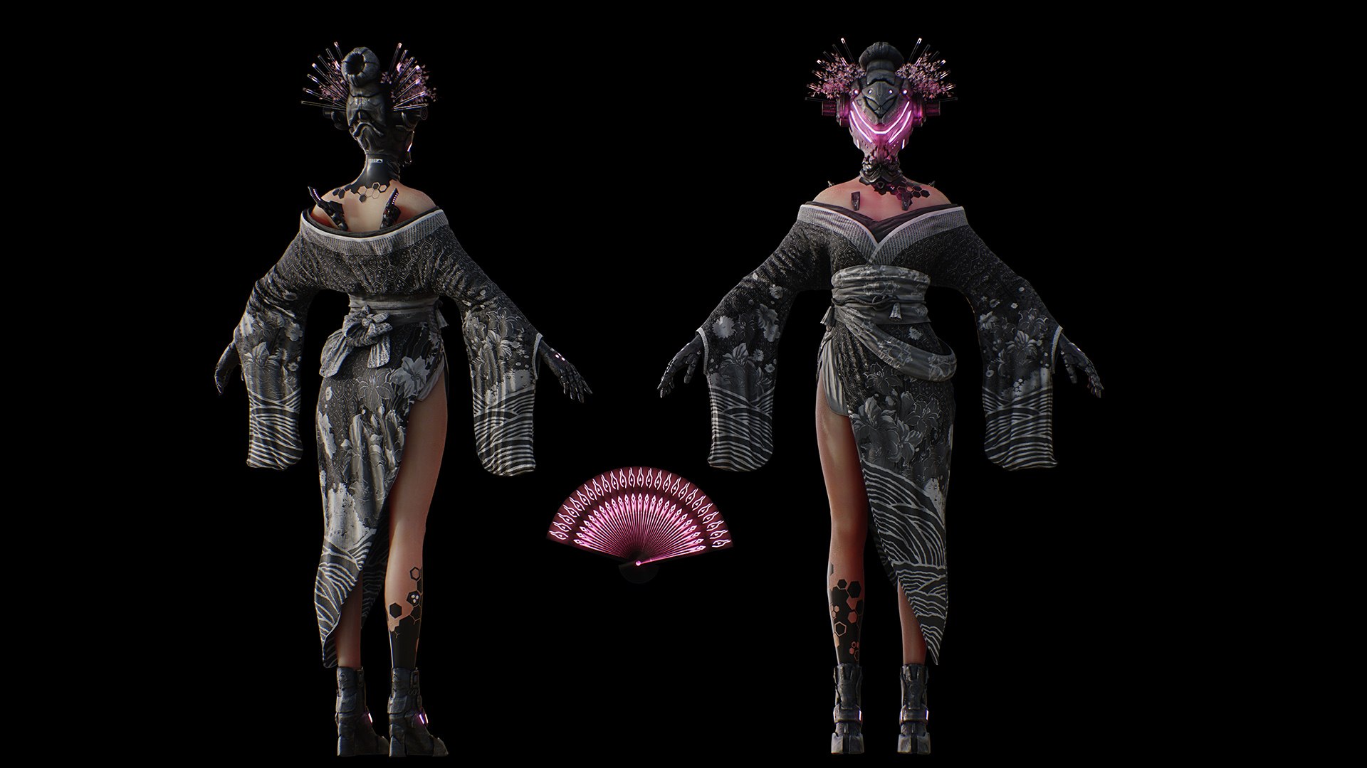 Sci Fi Geisha 3D model https://p.turbosquid.com/ts-thumb/Nz/0dH8bZ/Jb/412/jpg/1742755687/1920x1080/fit_q87/a363946ee7378c55134b6a4ce630a25d7cd3410c/412.jpg